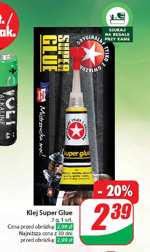 Klej Super glue promocja