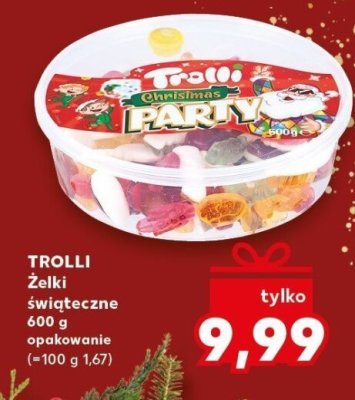 Żelki Trolli świąteczne promocja w Kaufland