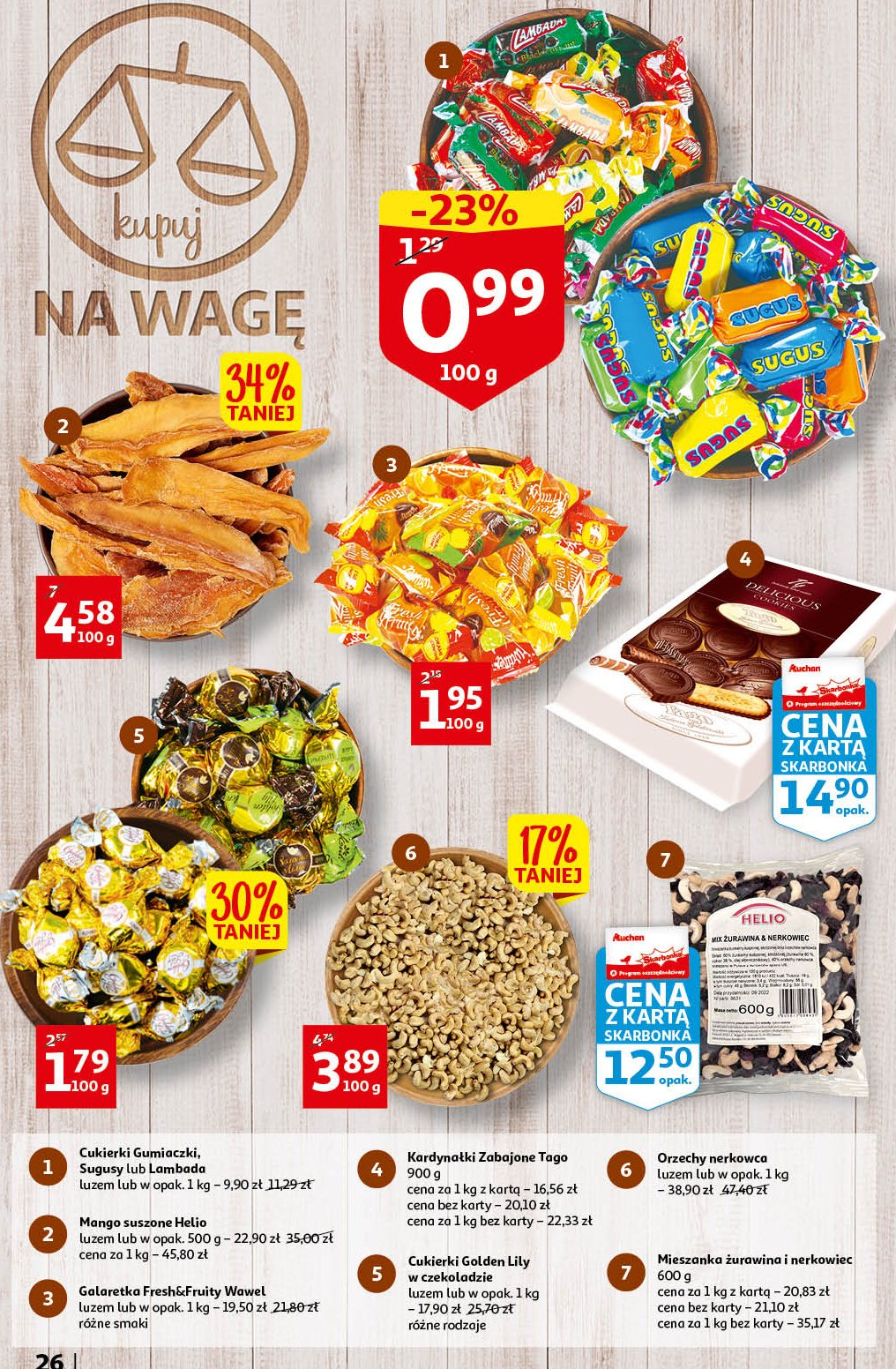 Cukierki sugusy promocja