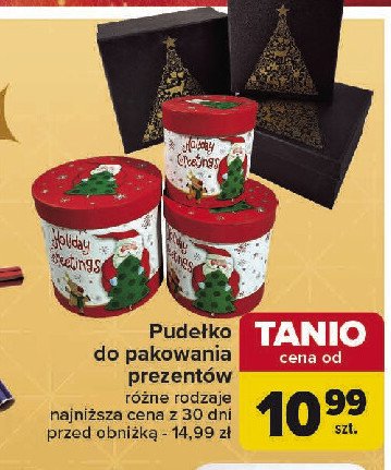 Pudełko na prezenty promocja w Carrefour