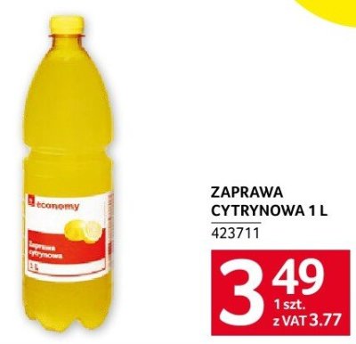 Zaprawa cytrynowa 1L economy promocja w Selgros