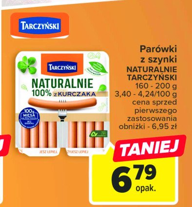 Kabanosy z kurczaka Tarczy艅ski naturalnie promocja