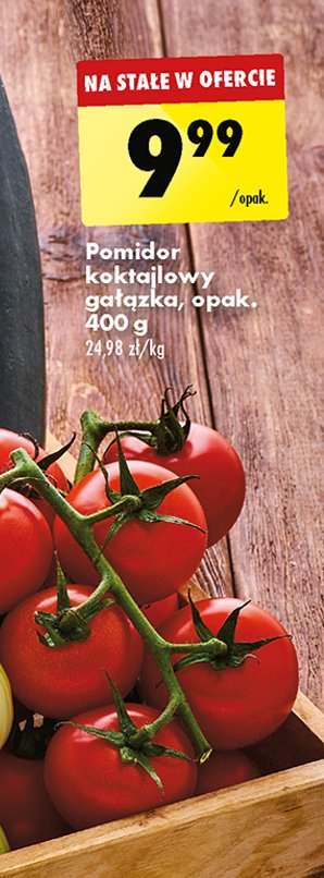 Pomidory koktajlowe promocja