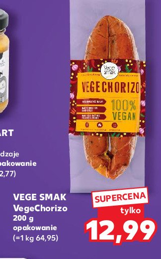Chorizo vege Vege smak promocja w Kaufland