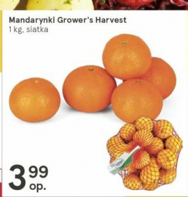 Mandarynki grower's harvest promocja