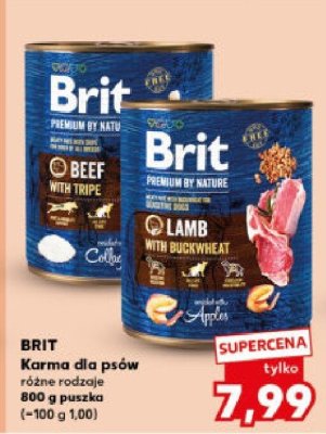 Karma BRIT Karma dla psów różne rodzaje 800g puszka promocja w Kaufland