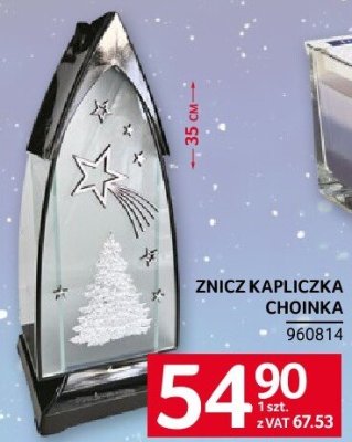 Znicz kapliczka choinka promocja w Selgros