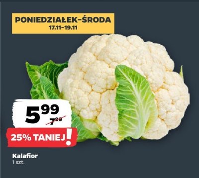Kalafior promocja w Netto