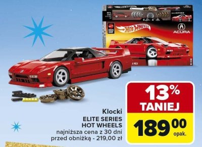 Klocki ELITE SERIES HOT WHEELS promocja w Carrefour Market
