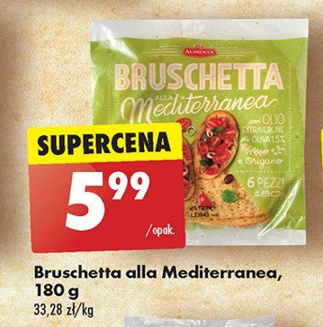 Bruschetta ALIMENTA promocja w Biedronka