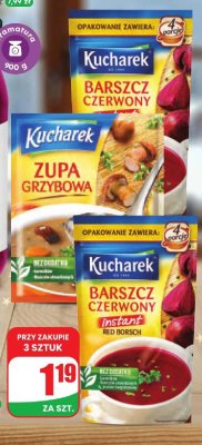 Zupa grzybowa Kucharek promocja w Dino