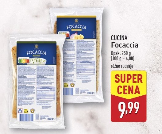 Focaccia Cucina nobile promocja