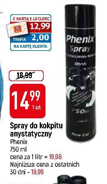 Spray do kokpitu Phenix promocja w Leclerc