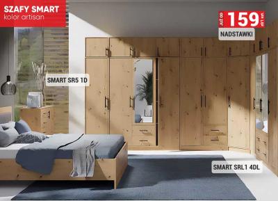 Szafa SMART SRL1 4DL 200x190x56 cm promocja w Merkury Market