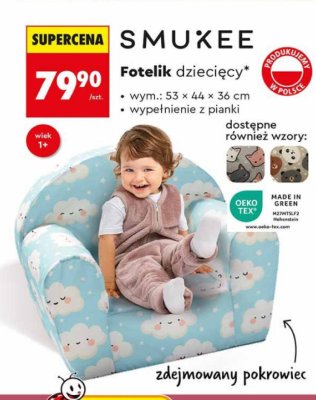 Fotelik dziecięcy promocja w Biedronka
