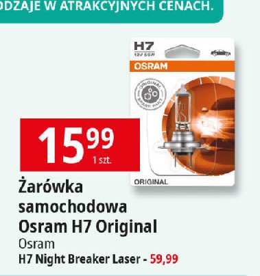 Żarówka samochodowa h7 Osram promocja