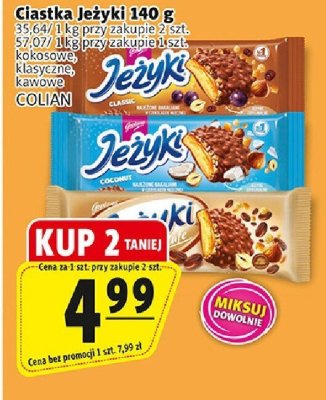 Glastka Jeżyki różne rodzaje COLIAN promocja w Prim Market