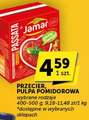 Przecier pulpa pomidorowa Jamar promocja w ABC