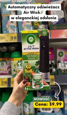 Automatyczny odświeżacz 24/7 Active Fresh Drzewo Sandałowe & Mech Dębowy  promocja w Kaufland