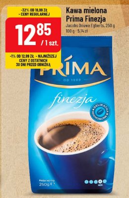 Kawa mielona Prima Finezja Jacobs Douwe Egberts promocja w POLOmarket