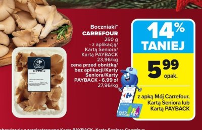 Boczniaki Carrefour promocja w Carrefour