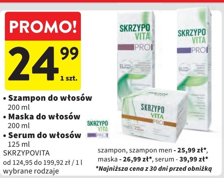 Serum przeciw wypadaniu włosów Skrzypovita pro promocja