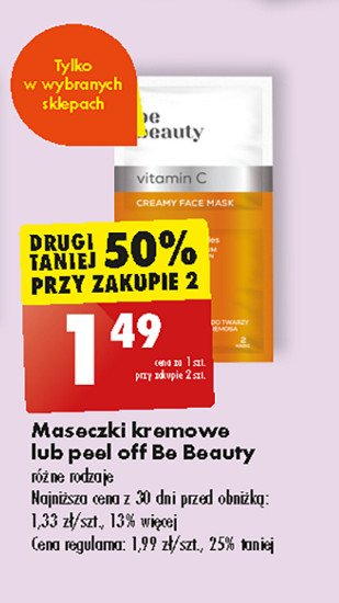 Maseczka peel off kombucha & collagen Be beauty Be beauty care promocja