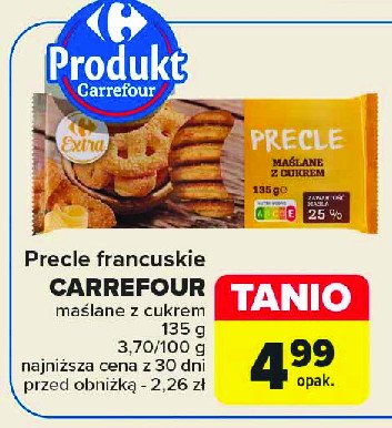 Precle francuskie z masłem Carrefour extra promocja w Carrefour Market