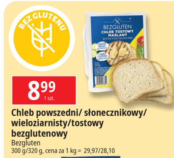 Chleb powszedni bezglutenowy promocja