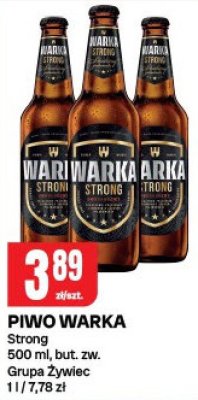 Piwo Warka Strong promocja w Chorten