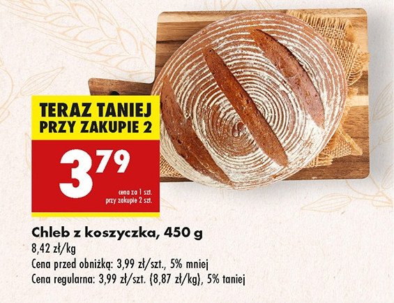 Chleb z koszyczka promocja