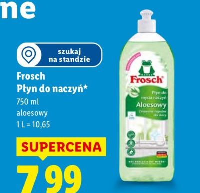 Płyn do naczyń Frosch aloesowy promocja w Lidl