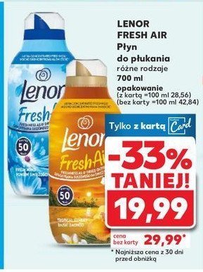 P艂yn do p艂ukania fresh wind LENOR FRESH AIR EFFECT promocja