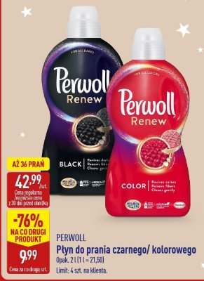Płyn do prania czarnego Renew promocja w Aldi