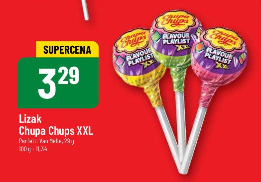 Lizak flavour playlist różowy Chupa chups xxl promocja