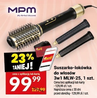 Suszarko-lokówka do włosów 3w1 MLW-25, 1 szt. promocja w Twój Market