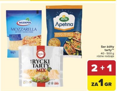 Ser żółty tarty promocja w Carrefour