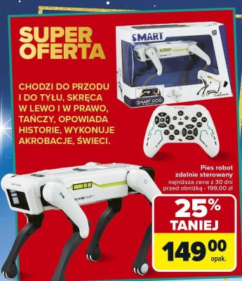 Pies robot Smart Dog promocja w Carrefour