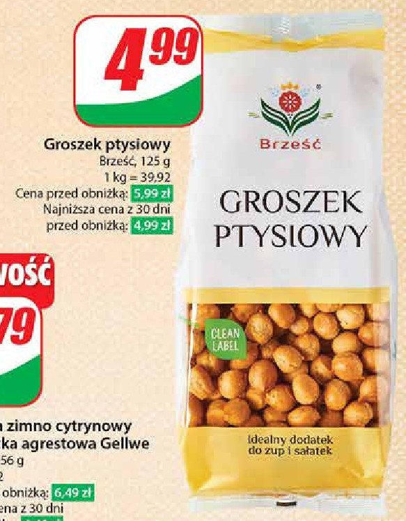 Groszek ptysiowy Brześć promocja