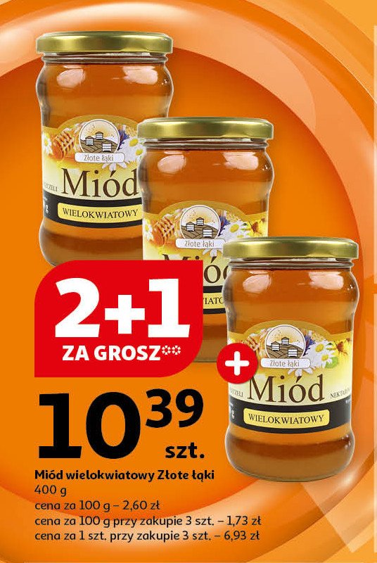 Miod wielokwiatowy Złote łąki promocja