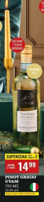 Wino białe PINOT GRIGIO UVAM 750 ML promocja w Biedronka