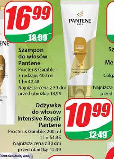 Od偶ywka do w艂os贸w repair & protect Pantene promocja