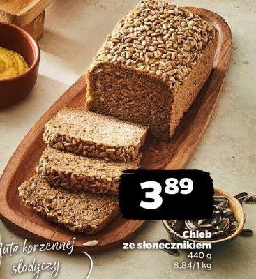 Chleb ze słonecznikiem Netto promocja w Netto