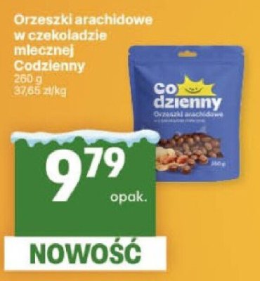 Orzeszki arachidowe w czekoladzie mlecznej Codzienny promocja w Delikatesy Centrum