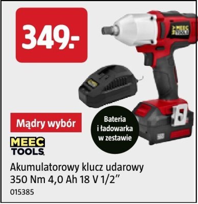 Akumulatorowy klucz udarowy 350 Nm 4,0 Ah 18 V 1/2" promocja w Jula