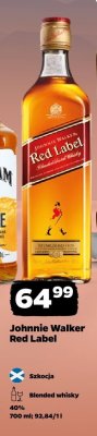 Whisky Johnnie Walker Red Label promocja w Netto