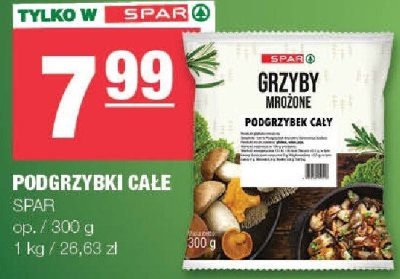 Podgrzybki całe Spar promocja w SPAR