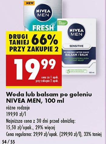 Balsam po goleniu Nivea men fresh kick promocja