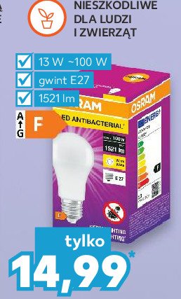呕ar贸wka antybakteryjna e27 100w ba艅ka Osram promocja