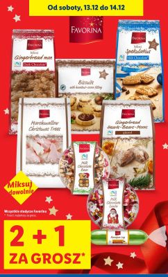 Ciastka Favorina Biscuits with hazelnut-cocoa filling promocja w Lidl
